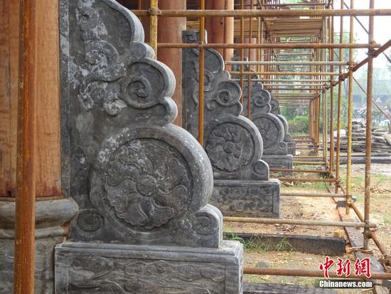 开封朱仙镇建世界最大木牌楼 高约5层楼