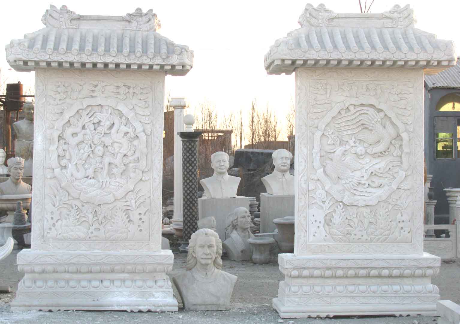 汉白玉浮雕
