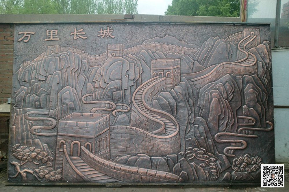 郑州玻璃钢长城浮雕